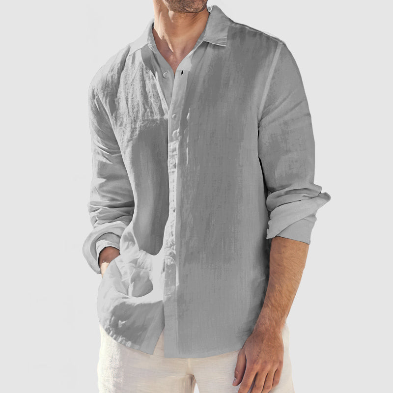 Loookus - Men's Beach Casual Cotton Shirt