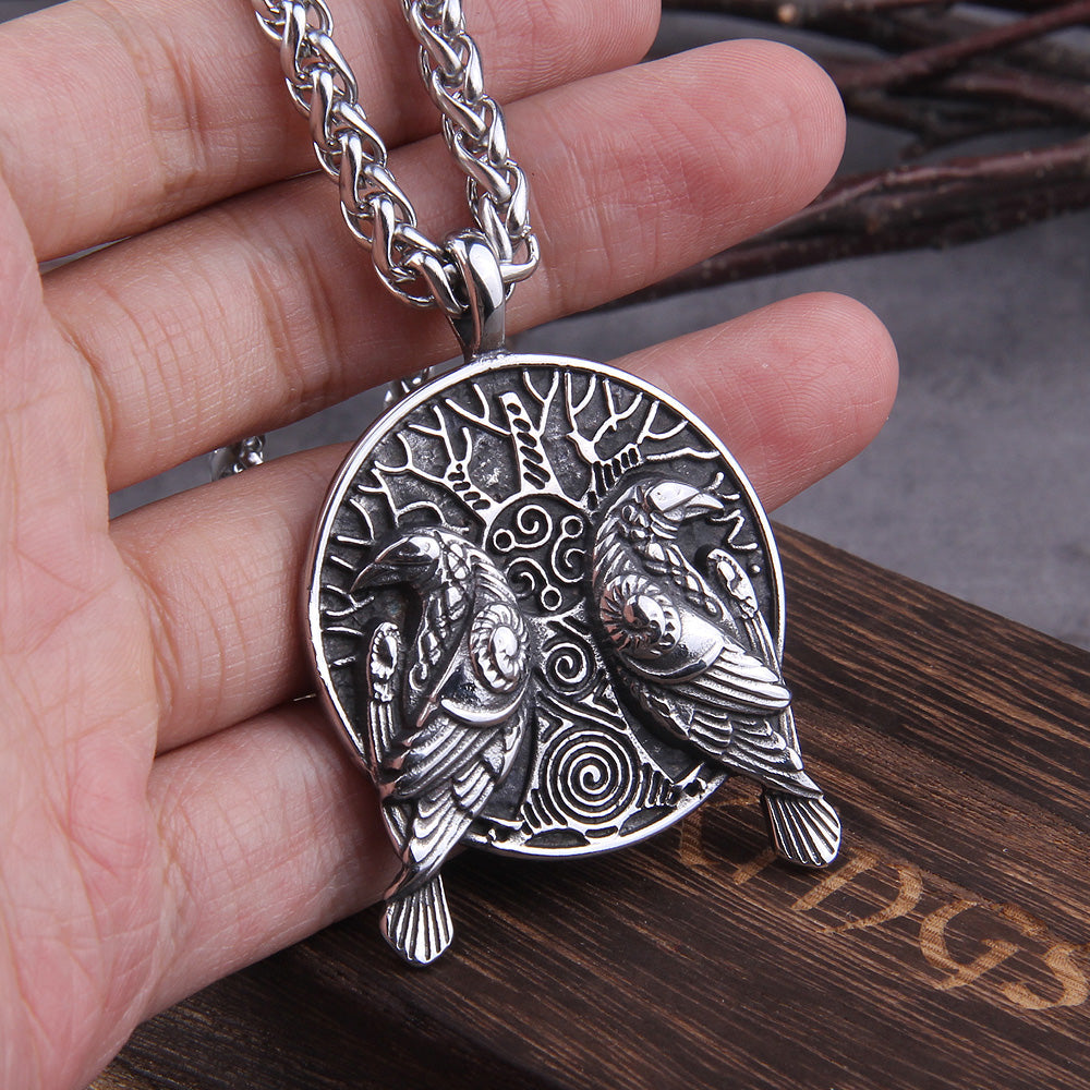 Loookus - Huginn and Muninn Pendant