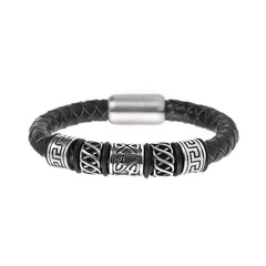 Loookus - Men's  hotselling personality cowhide bracelet woven accessories