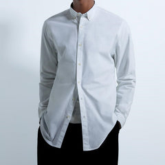 Loookus - Men's combed cotton anti-wrinkle shirt