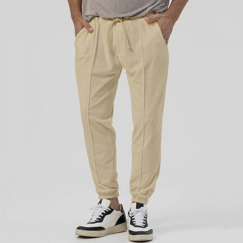 Loookus - Men's Solid Color Loose Casual Pants