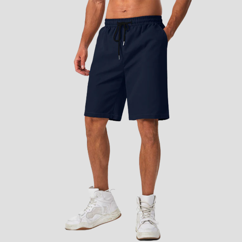 Loookus - Men's cotton linen casual shorts