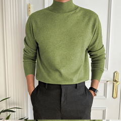 Loookus - Men's Basic Bottom Cashmere Sweater (NEW)