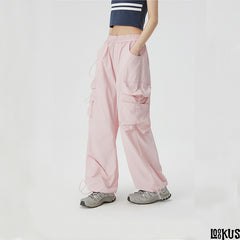 Loookus -Color Pop Relaxed Cargo Pants