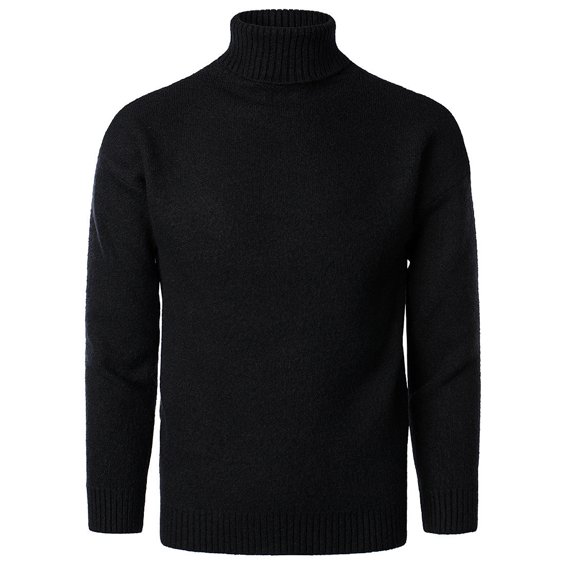 Loookus - autumn and winter men's long-sleeved high-necked fit knitted sweater