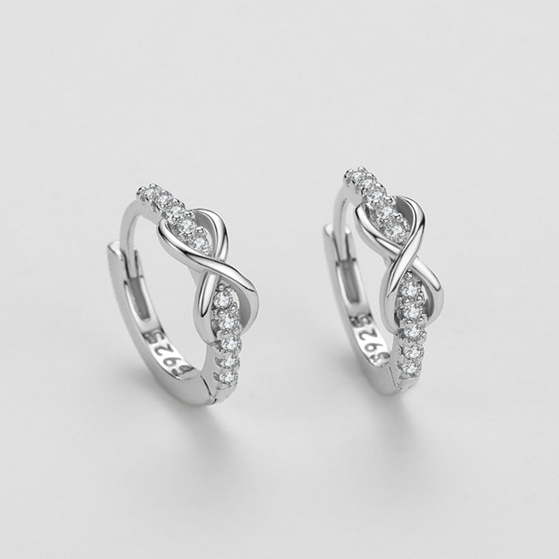 Loookus - Moebius Diamond Earrings