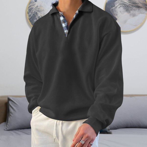 Loookus - Gentleman Ocean Casual Cashmere Basic Sweater