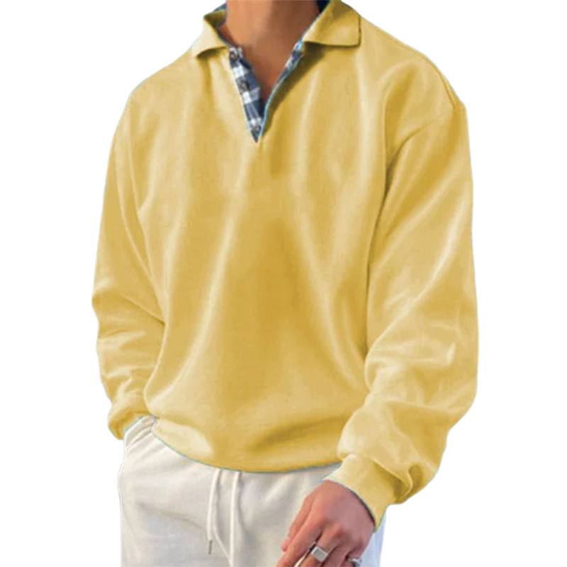 Loookus - Gentleman Ocean Casual Cashmere Basic Sweater