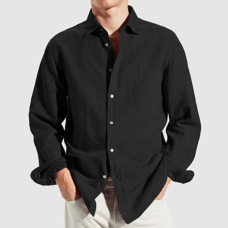 Loookus - Men's Casual Regular Fit Soft Cotton Shirt