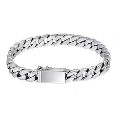 Loookus - 925 Silver Men's bracelet personalized design hip-hop hand ornaments