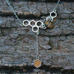 Loookus - Honeybee Beehive Necklace