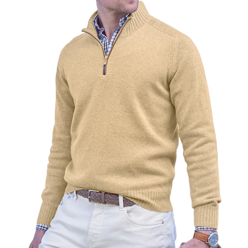 Loookus - Men's Quarter Zip Sweaters