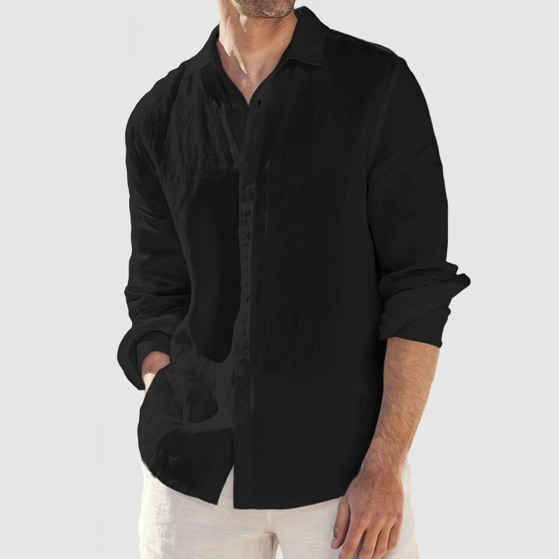 Loookus - Men's Beach Casual Cotton Shirt