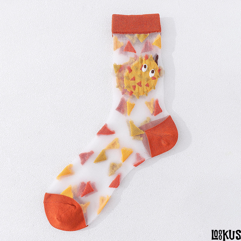 Loookus - Female's Casual Mid-Calf Socks