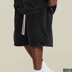 Loookus - Distressed Sporty Casual Shorts