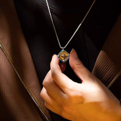 Loookus - Personalized Retro Star Men'S Necklace