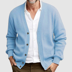 Loookus - Men's Classic Casual Long Sleeve Knit Cardigan