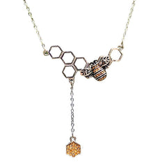 Loookus - Honeybee Beehive Necklace