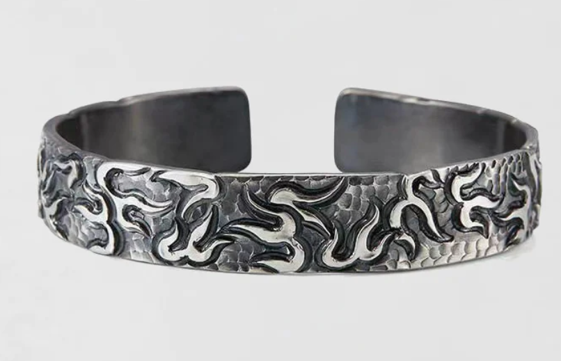 Loookus - 925 Silver energy flame Bracelet