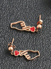 Loookus - Women's Love Heart Earrings