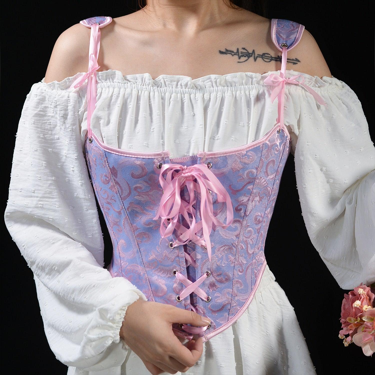 Loookus - Ribbon Detailed Corset Top