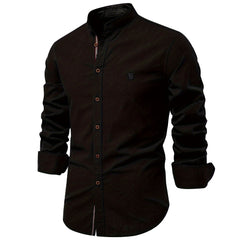 Loookus - 2025 Gentleman's Casual and Fashion Basic Style Cotton Shirt