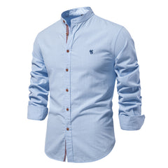 Loookus - 2025 Gentleman's Casual and Fashion Basic Style Cotton Shirt