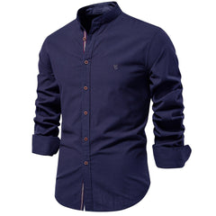 Loookus - 2025 Gentleman's Casual and Fashion Basic Style Cotton Shirt