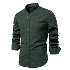 Loookus - 2025 Gentleman's Casual and Fashion Basic Style Cotton Shirt
