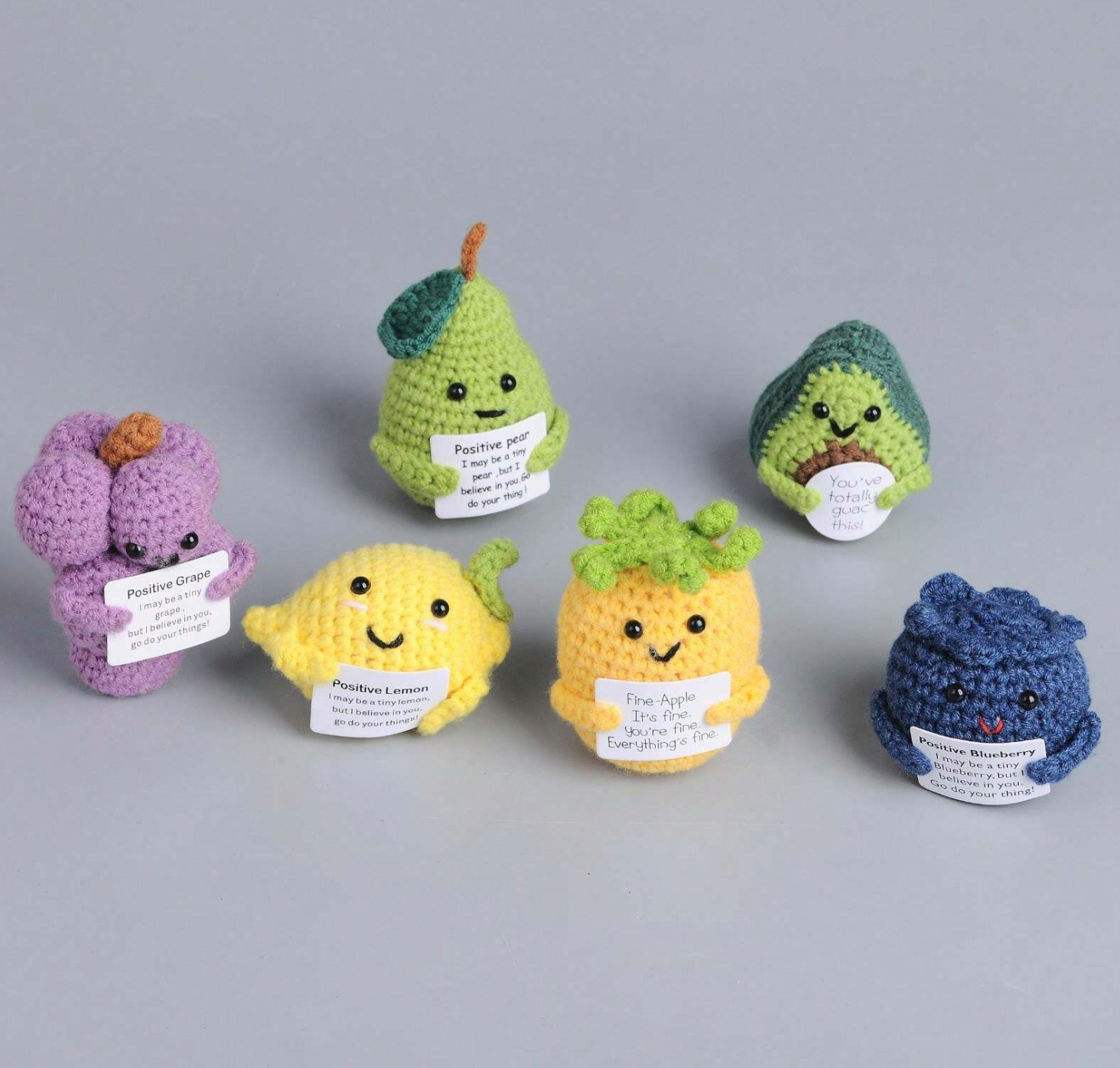 Crochet Positive Fruits