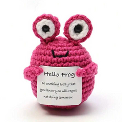 Crochet Positive Frog