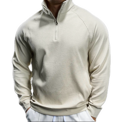 Loookus - Men's Long Sleeve Sport Polo Shirt