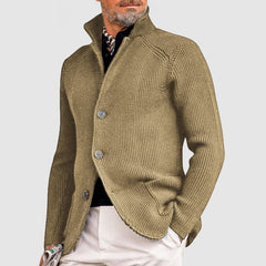 Loookus - Men's Elegant Lapel Knitted Pocket Jacket( NEW )