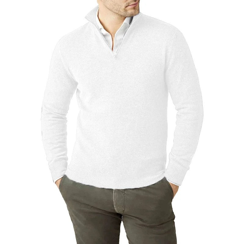 Loookus - Men's New Casual Cashmere Zipper Sweater