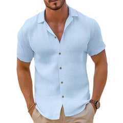 Loookus - Men's Beach Vacation Short Sleeve