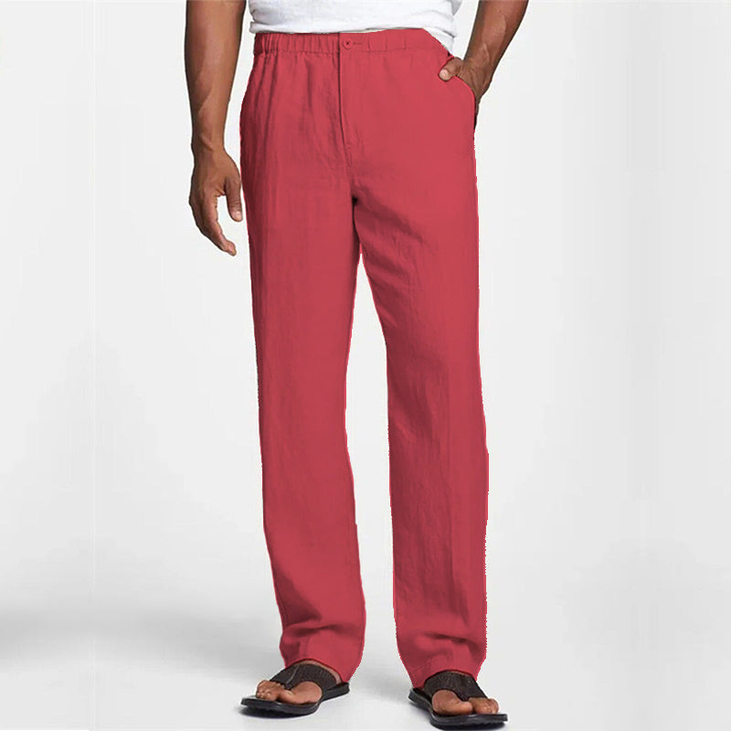 Loookus - Men's Cotton Linen Pants