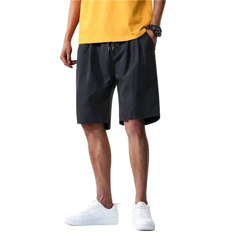 Loookus - Casual shorts men's loose trousers beach trousers breathable and comfortable trousers