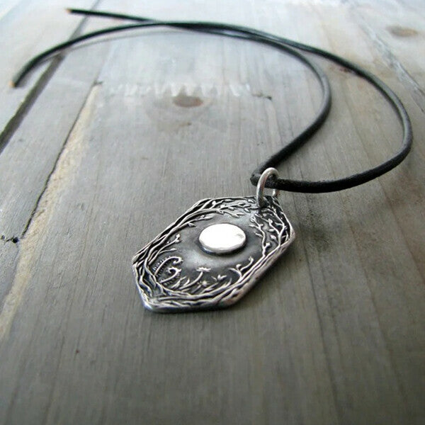 Loookus - Forest Moon Pendant Necklace