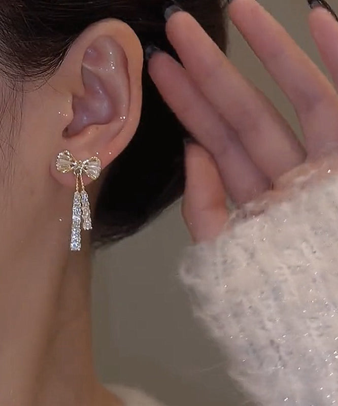 Loookus - Crystal Butterfly Earrings