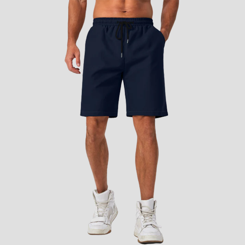 Loookus - Men's cotton linen casual shorts