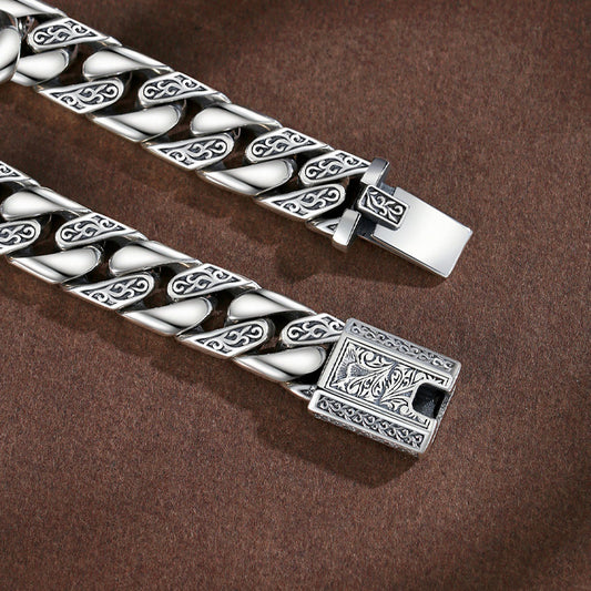Loookus - 925 Silver Bracelet for Man