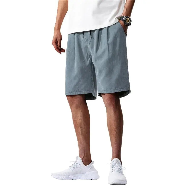 Loookus - Casual shorts men's loose trousers beach trousers breathable and comfortable trousers