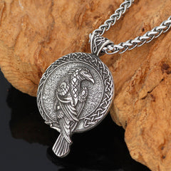 Loookus - Norse Raven Pendant