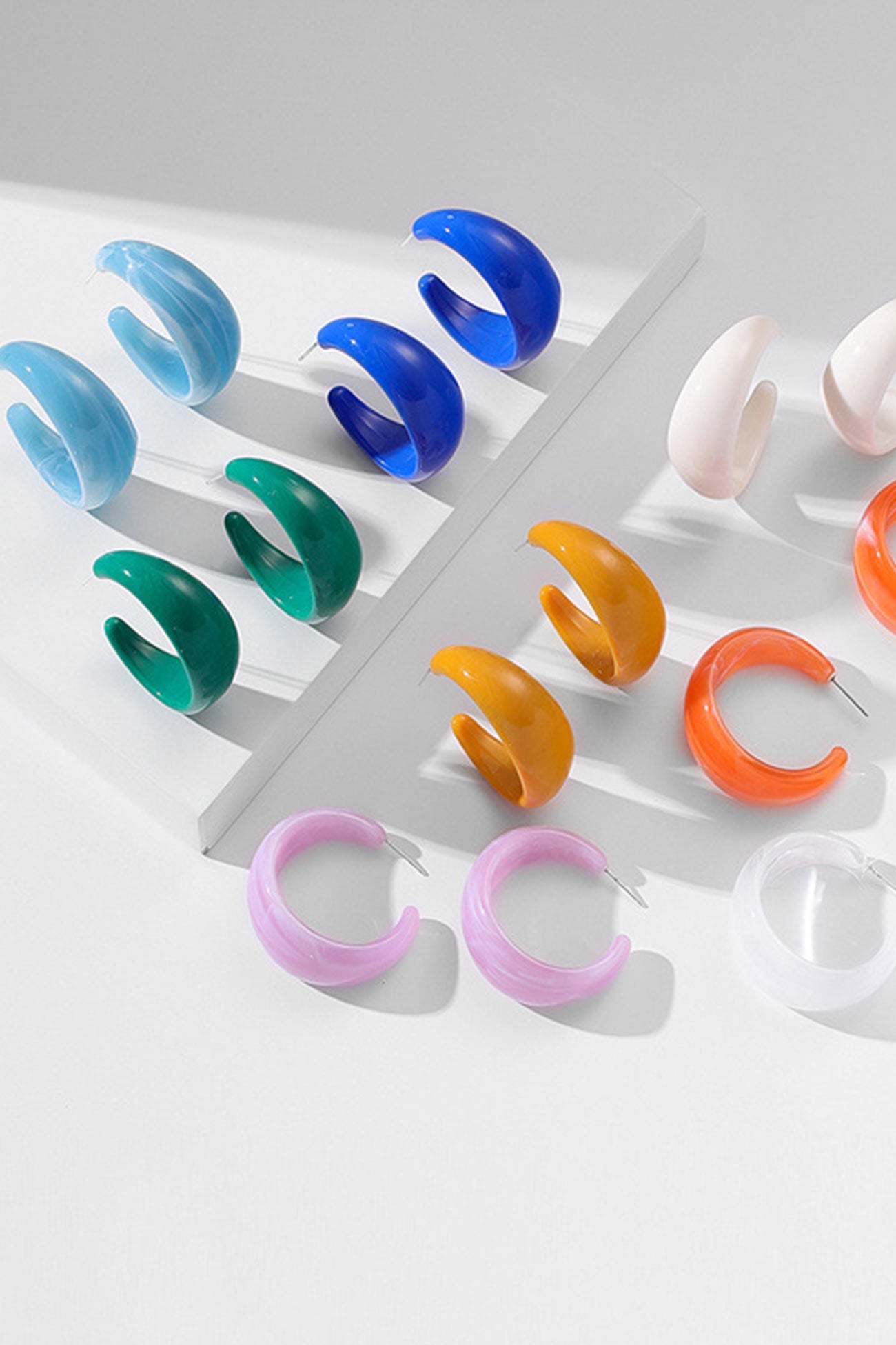 Loookus - Colorful Acrylic Earrings