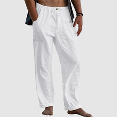 Loookus - Men's linen beach casual loose-fitting pants