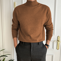 Loookus - Men's Basic Bottom Cashmere Sweater (NEW)