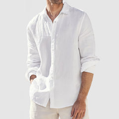 Loookus - Men's Beach Casual Cotton Shirt