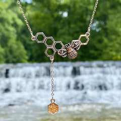 Loookus - Honeybee Beehive Necklace