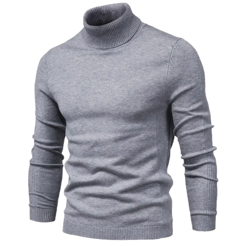 Loookus - Men's Turtleneck Basic Cashmere Base Sweater