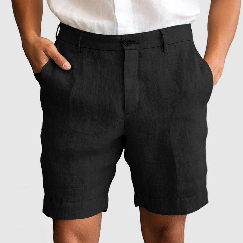 Loookus - Gentleman's Casual Cotton Linen Shorts